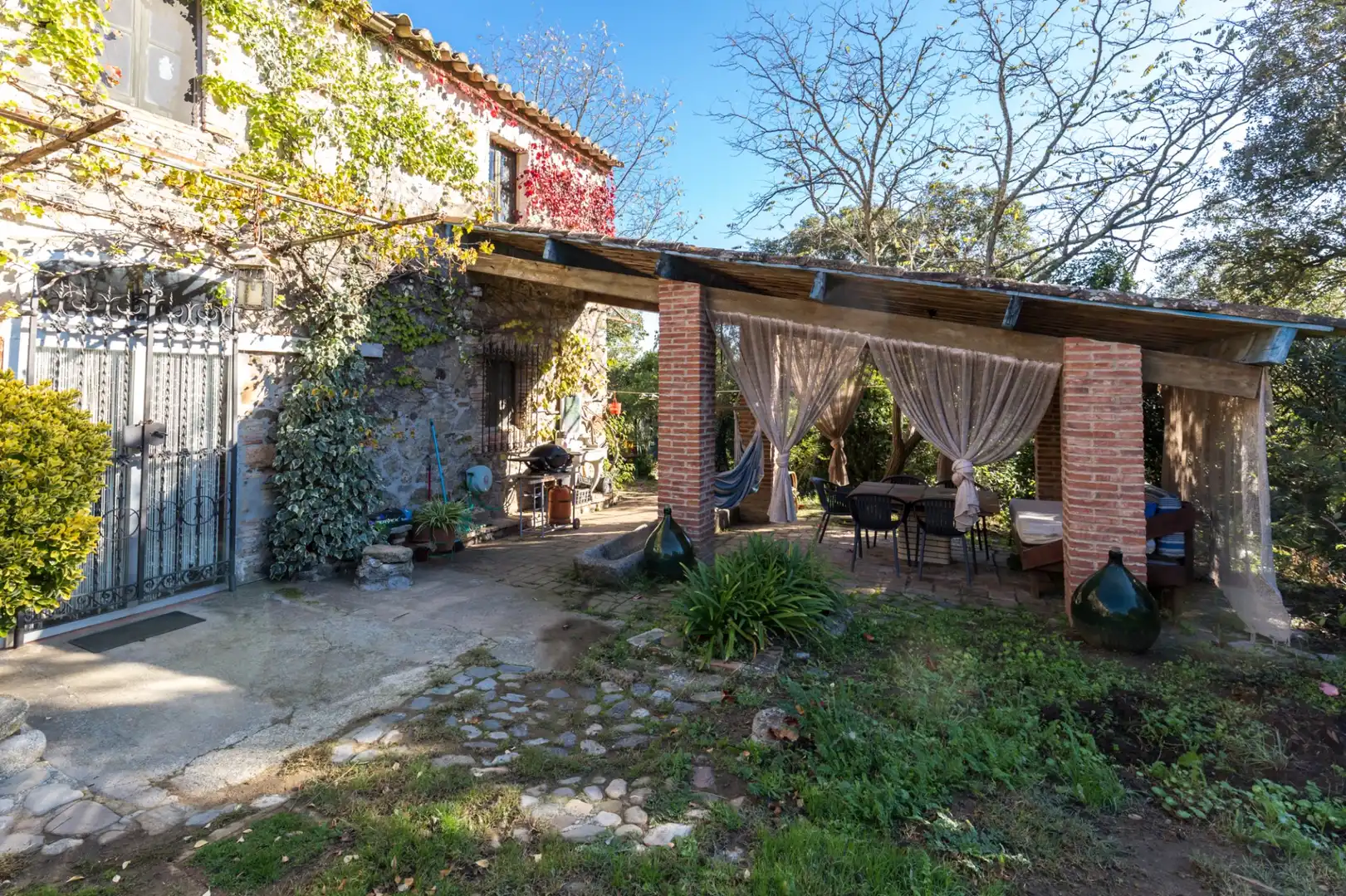 Jardín de Finca rústica en venta en Llagostera con Calefacción, Terraza y Trastero