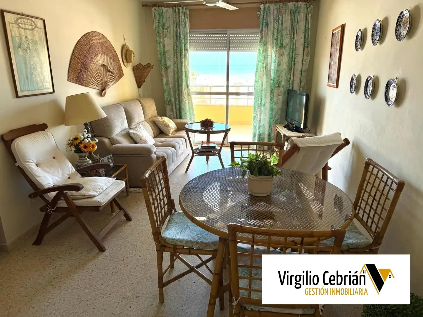 Sala de estar de Piso en venta en Chipiona con Terraza