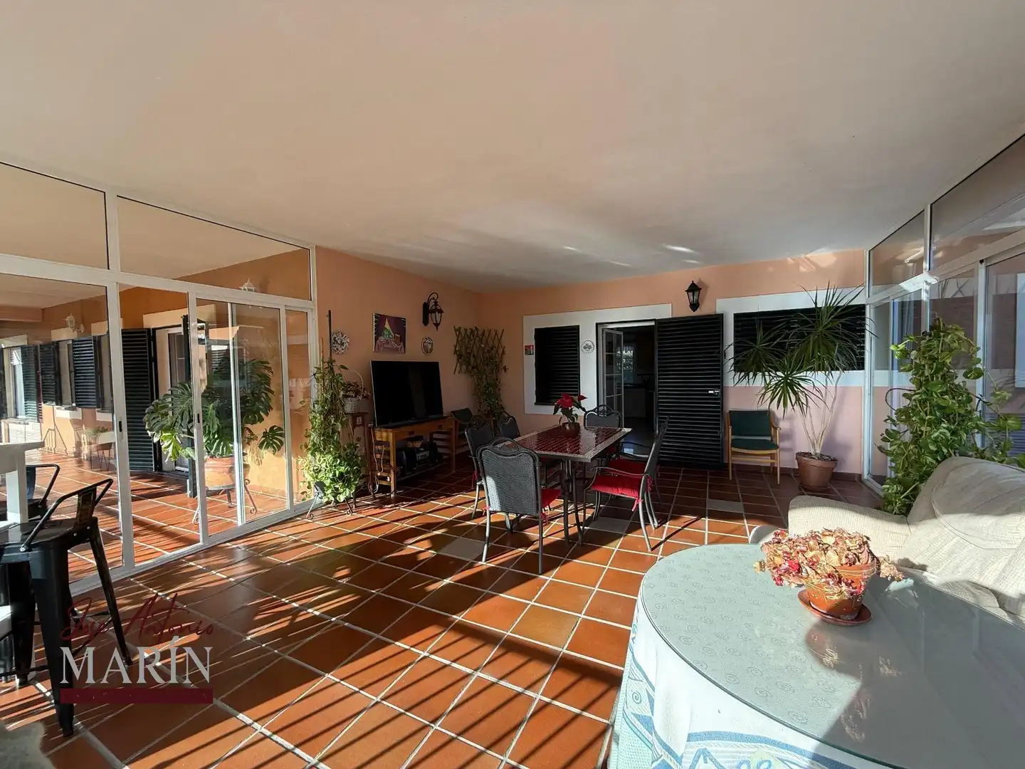 Terraza de Casa o chalet en venta en Badajoz con Aire acondicionado, Calefacción y Jardín privado