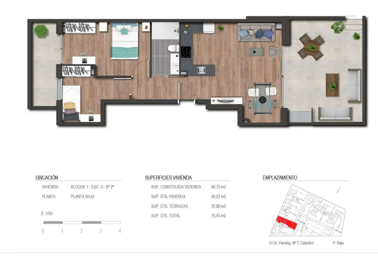 Rez-de-chaussée avec piscine à vendre à Carrer del Doctor Fleming 7, imagen 24