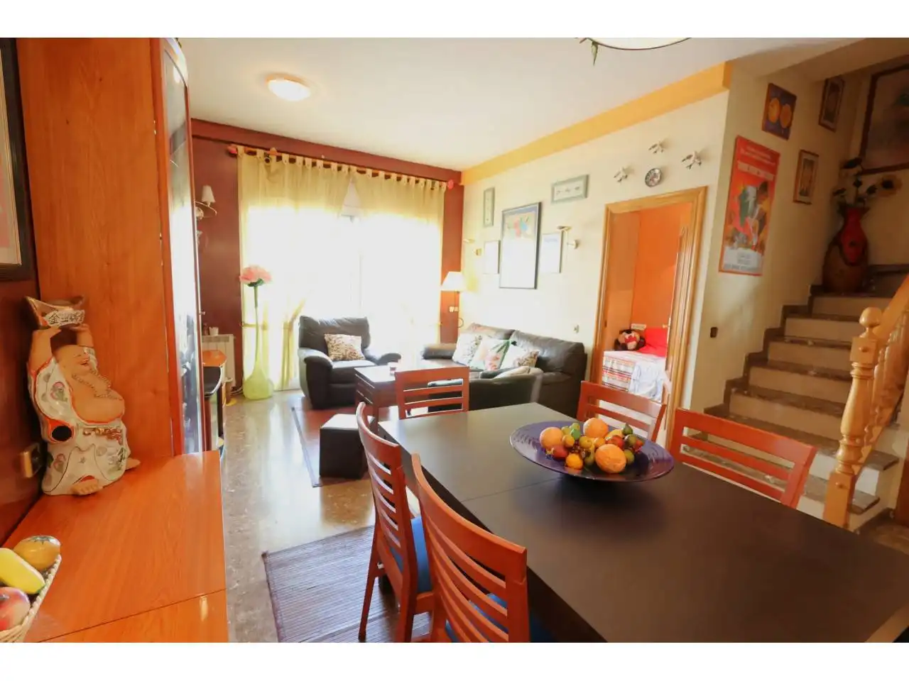 Wohnzimmer von Maisonette zum Verkauf in L'Hospitalet de Llobregat mit Klimaanlage, Heizung und Terrasse