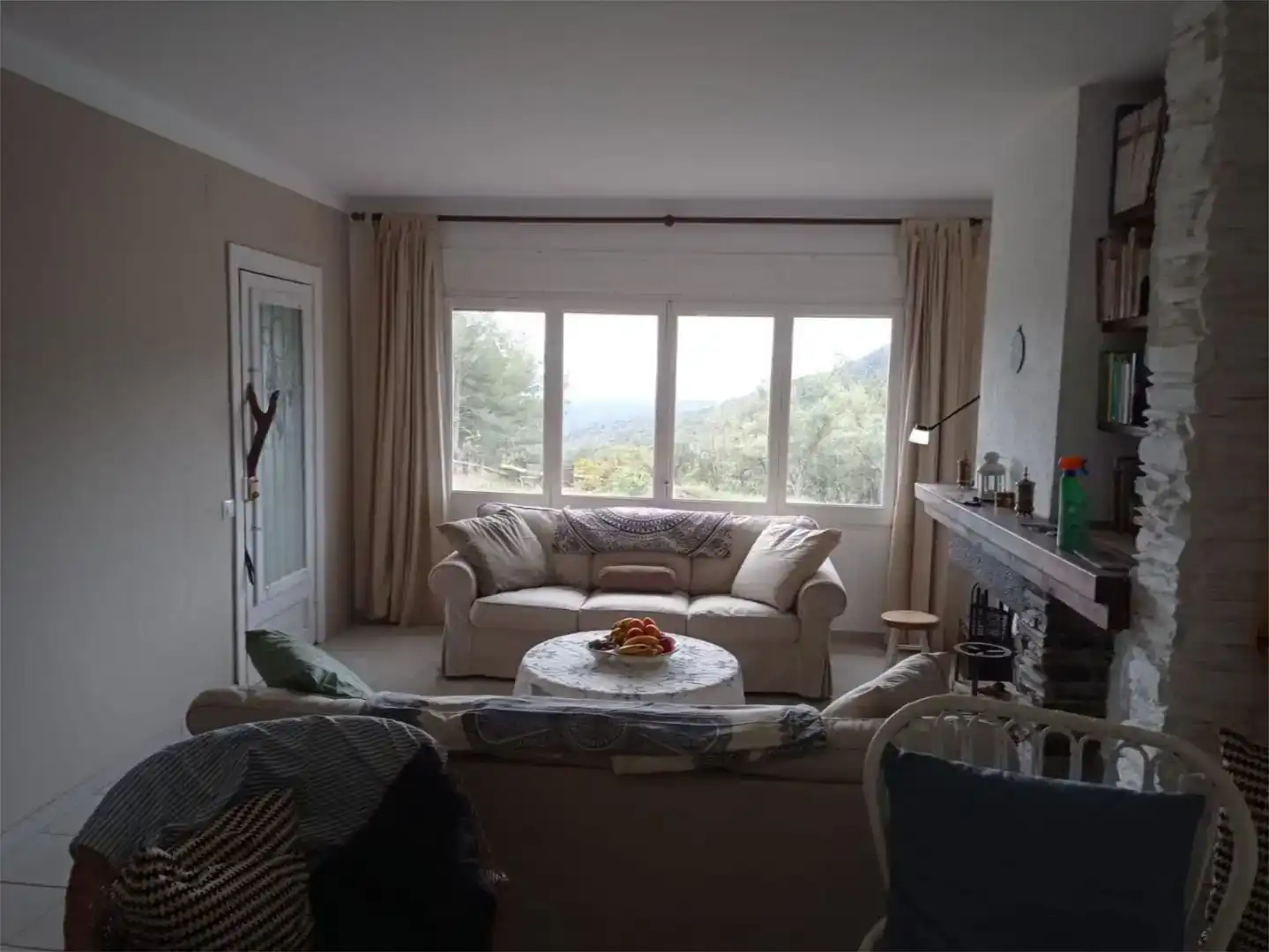 Sala de estar de Casa o chalet en venta en Fogars de Montclús con Amueblado