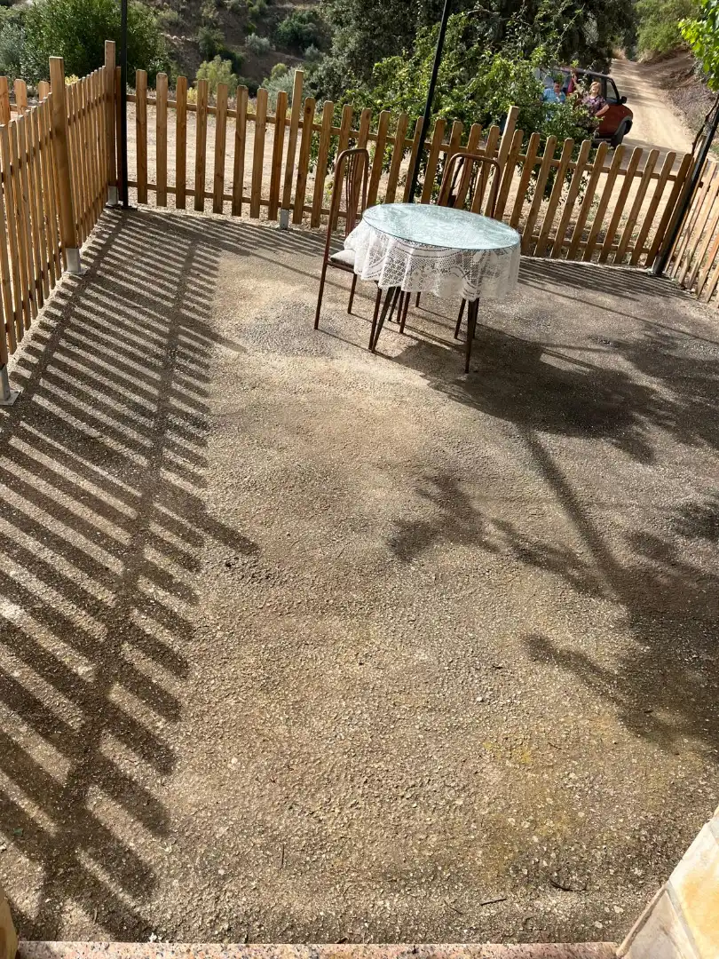 Terraza de Finca rústica de alquiler en Comares con Amueblado