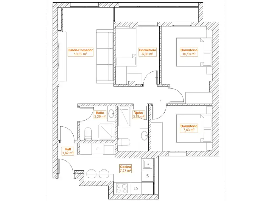 Wohnung zum Verkauf in Alcalá de Henares