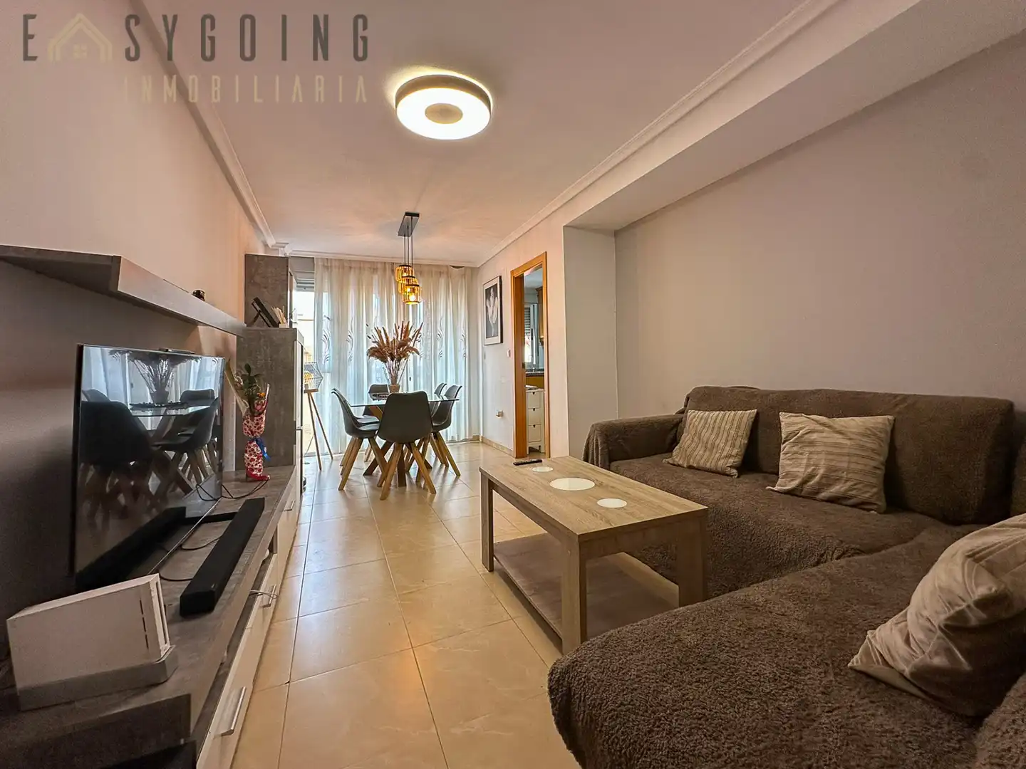 Sala de estar de Apartamento en venta en Santa Pola con Aire acondicionado, Terraza y Trastero