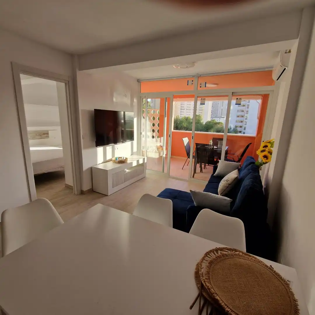 Sala de estar de Piso en venta en Benidorm con Aire acondicionado, Calefacción y Jardín privado
