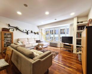 Living room of Flat for sale in Gijón   with Heating and Furnished