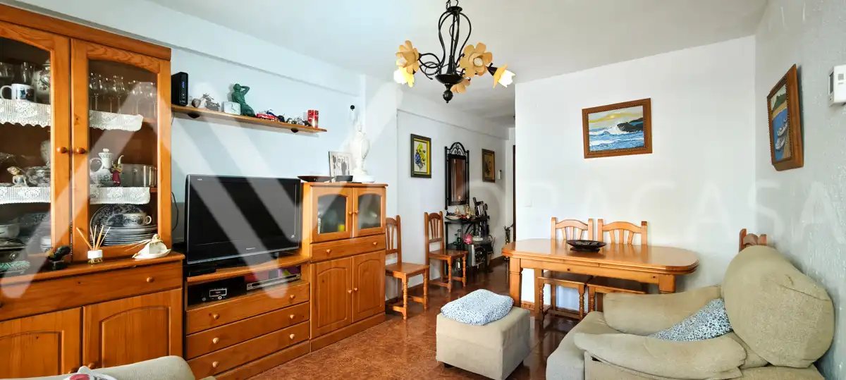 Sala de estar de Piso en venta en Málaga con Amueblado