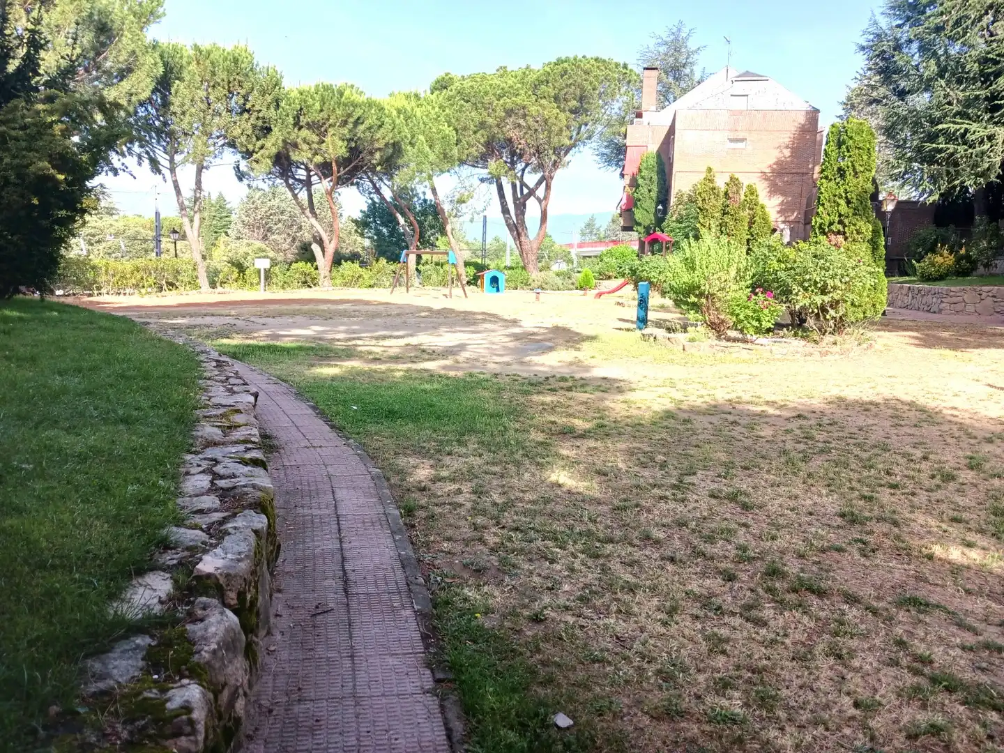 Garden of Attic for sale in Alpedrete  with Parquet flooring, Terrace and Community pool