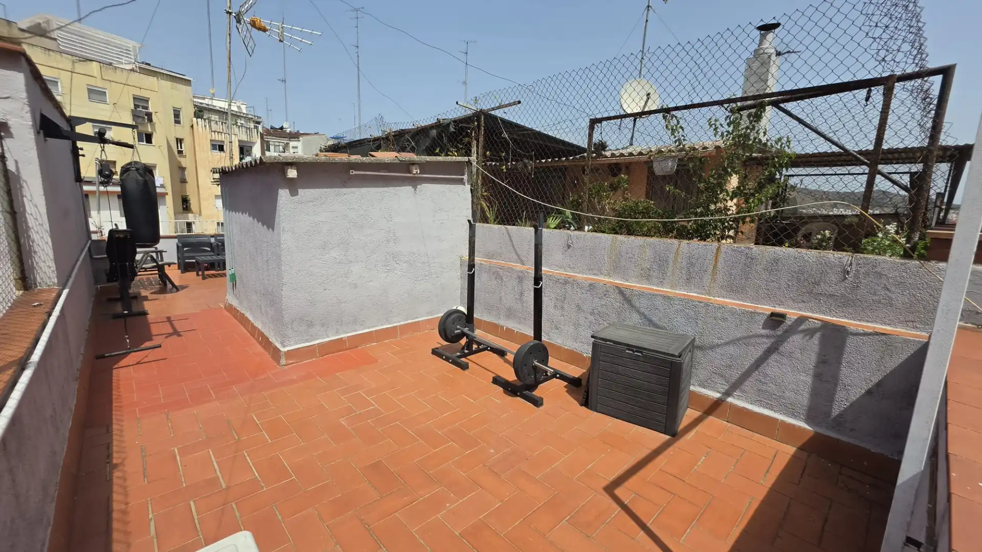 Terrassa de Casa adosada en venda en Barcelona amb Aire condicionat, Jardí privat i Terrassa