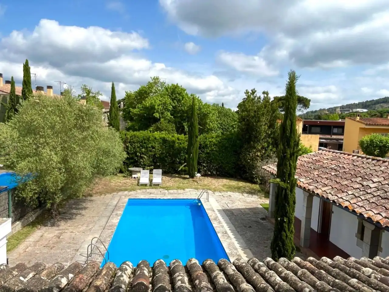 Swimming pool of Houses for sale in Girona  with Air Conditioner, Heating and Private garden