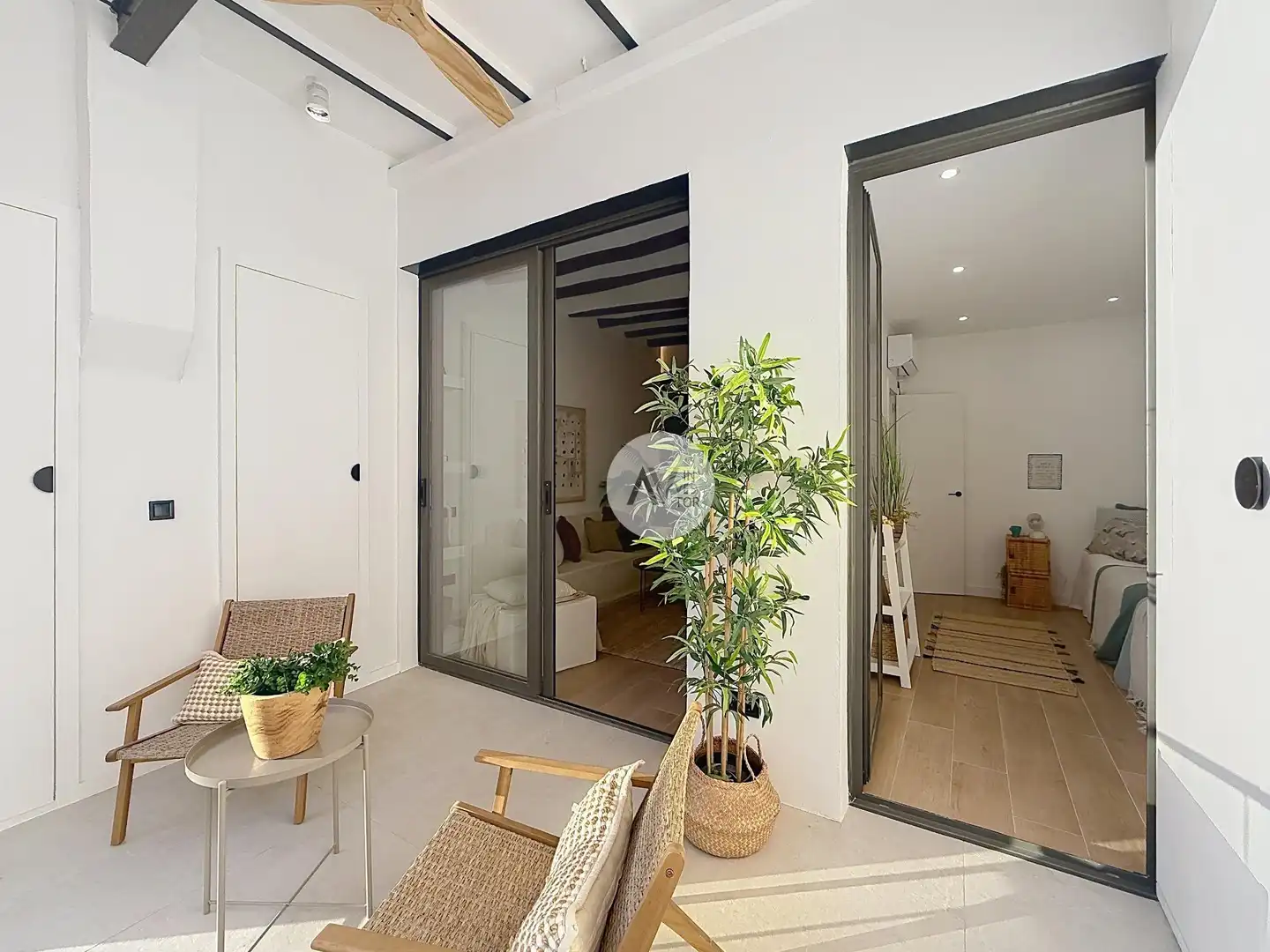 Terraza de Apartamento en venta en  Barcelona Capital con Aire acondicionado, Parquet y Terraza