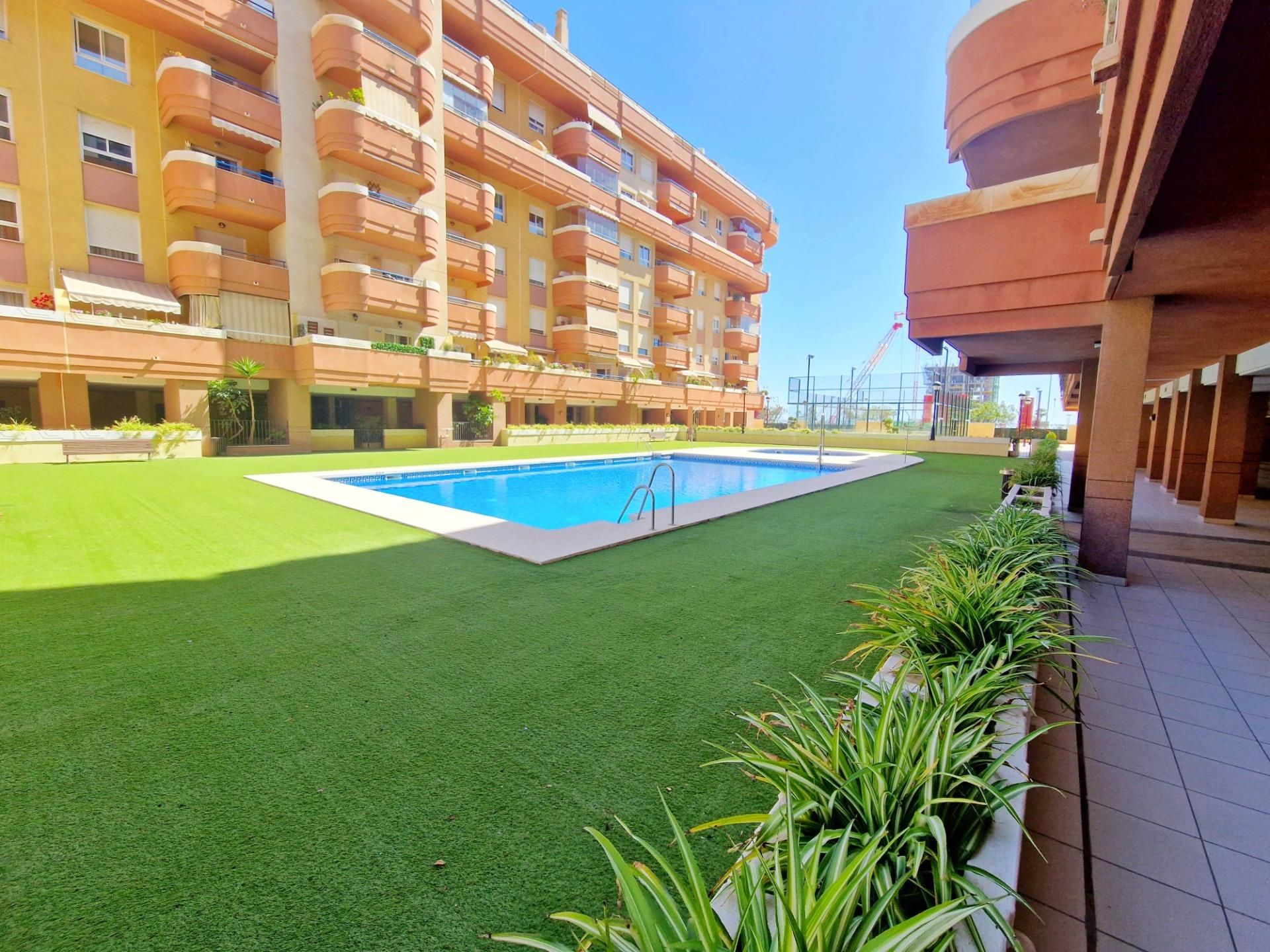 Swimming pool of Flat for sale in Málaga Capital  with Air Conditioner, Heating and Private garden
