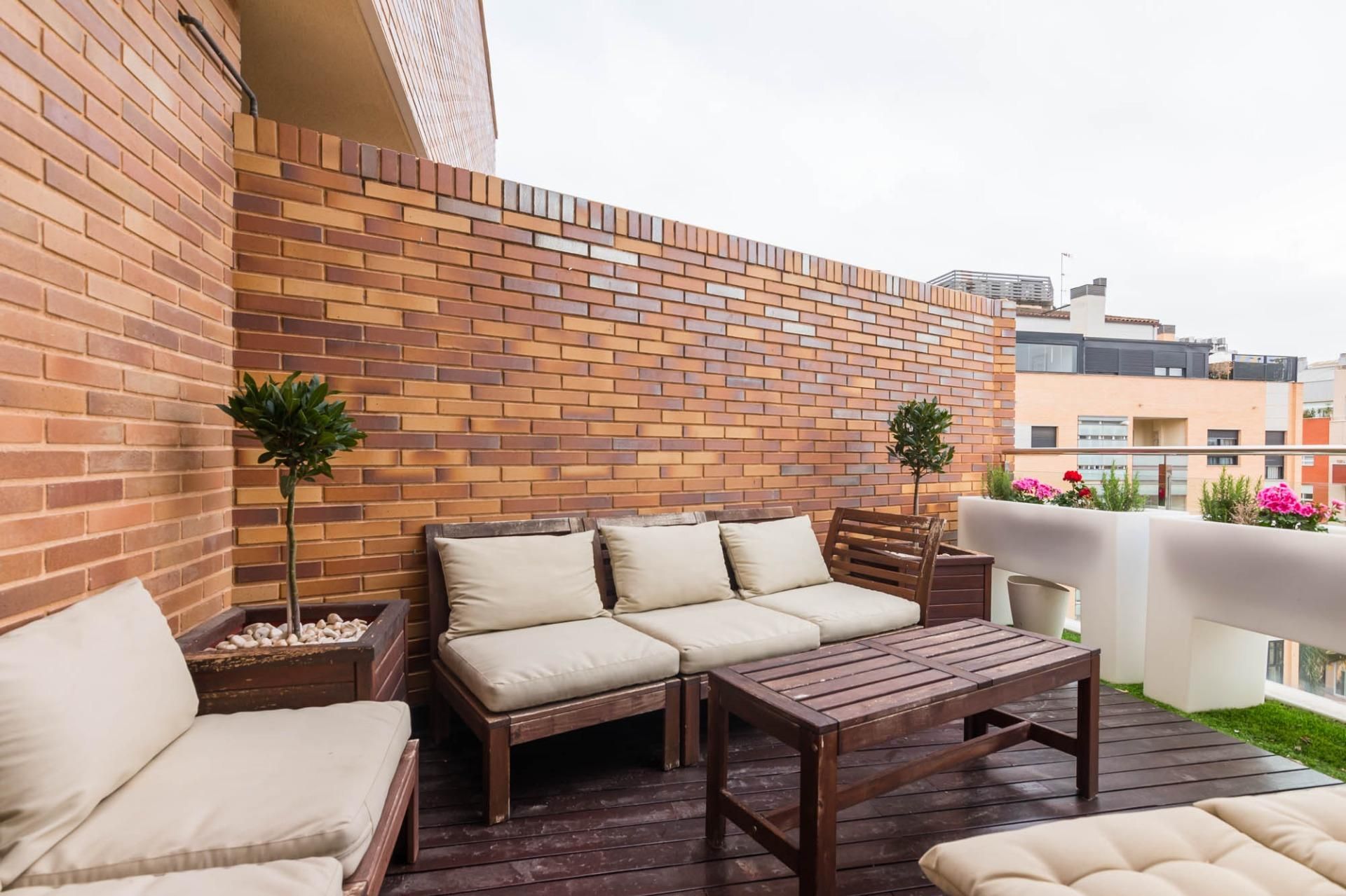 Terrace of Attic to rent in  Murcia Capital  with Air Conditioner, Heating and Private garden
