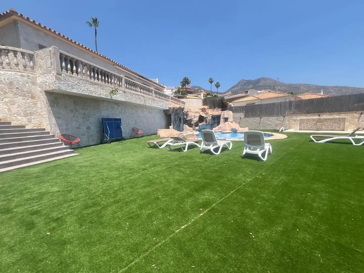 Terrassa de Casa o xalet en venda en Benalmádena amb Aire condicionat, Jardí privat i Terrassa