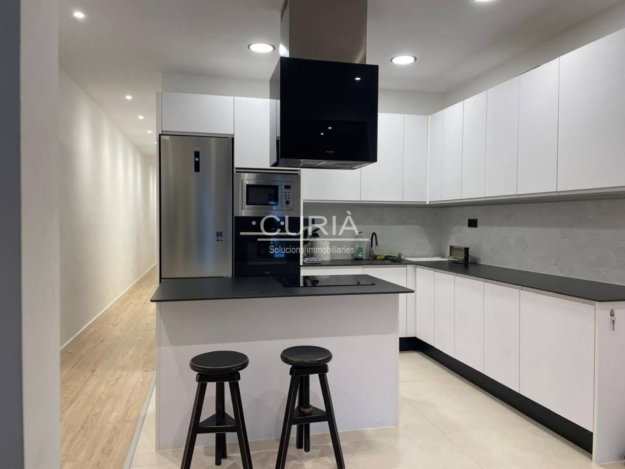 Kitchen of Flat for sale in  Lleida Capital  with Air Conditioner, Heating and Parquet flooring