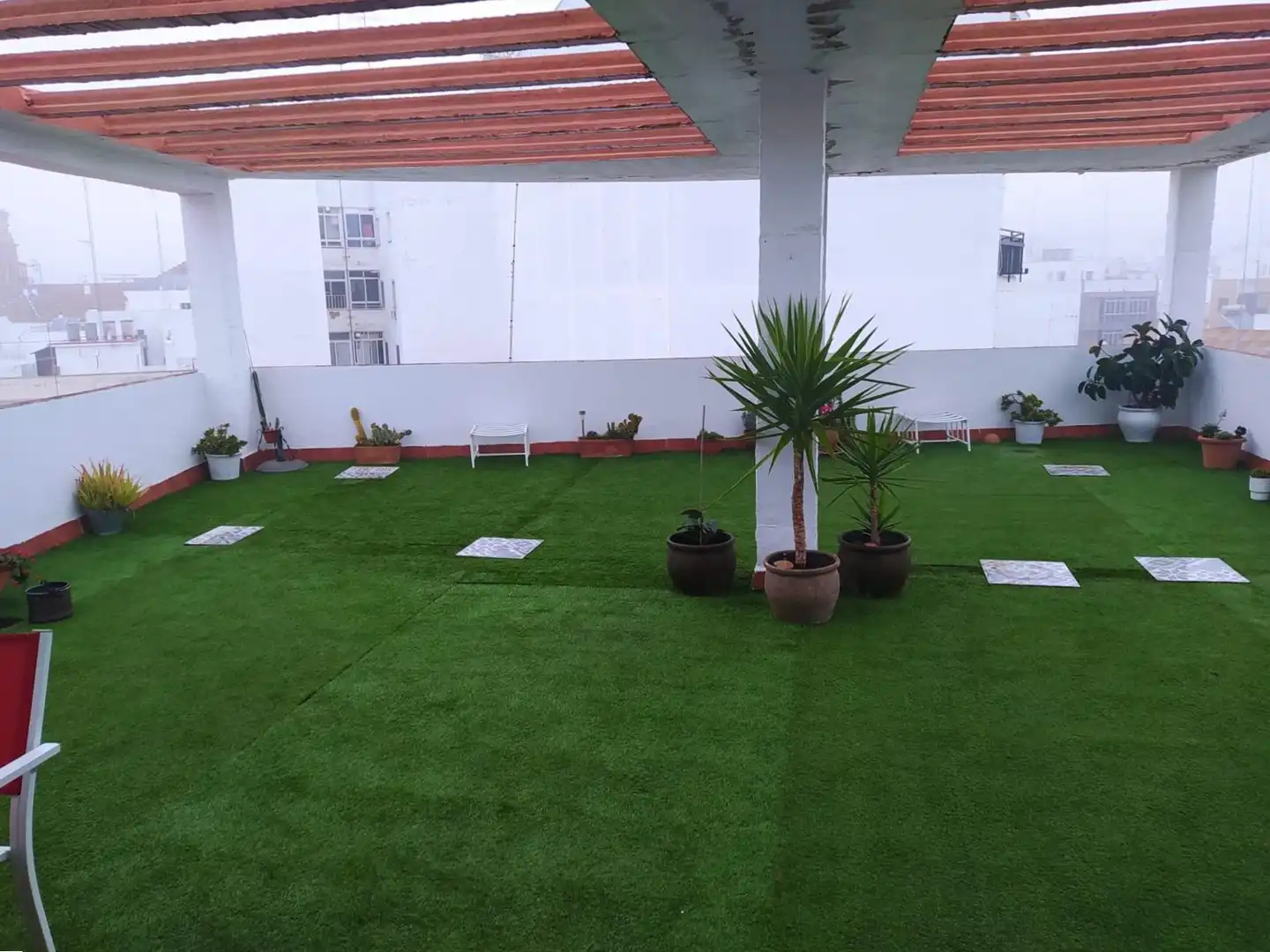 Terrace of Attic for rent in Alcalá de Guadaira  with Air Conditioner, Terrace and Furnished