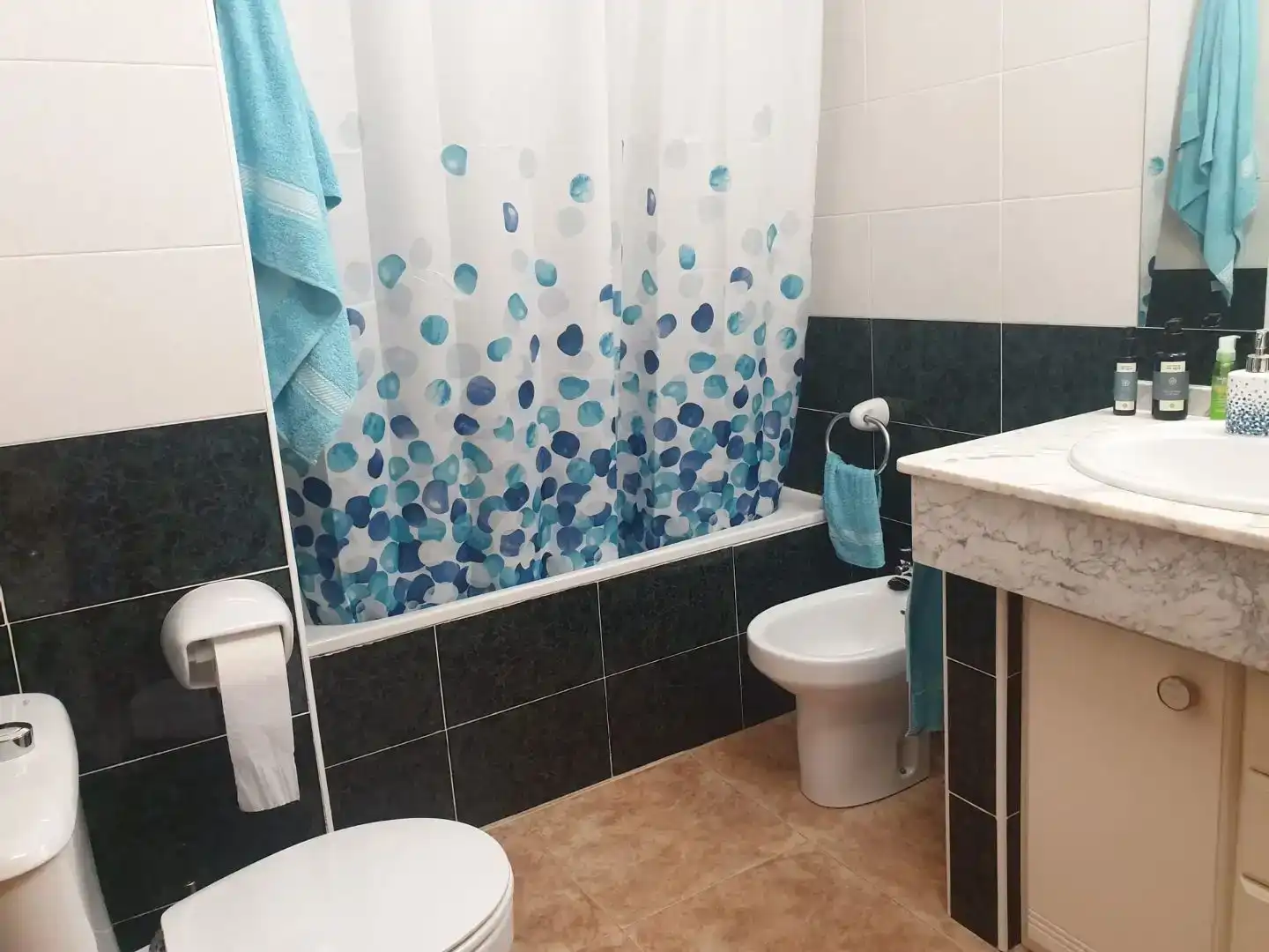 Bany de Dúplex de lloguer en Dénia amb Piscina i Moblat