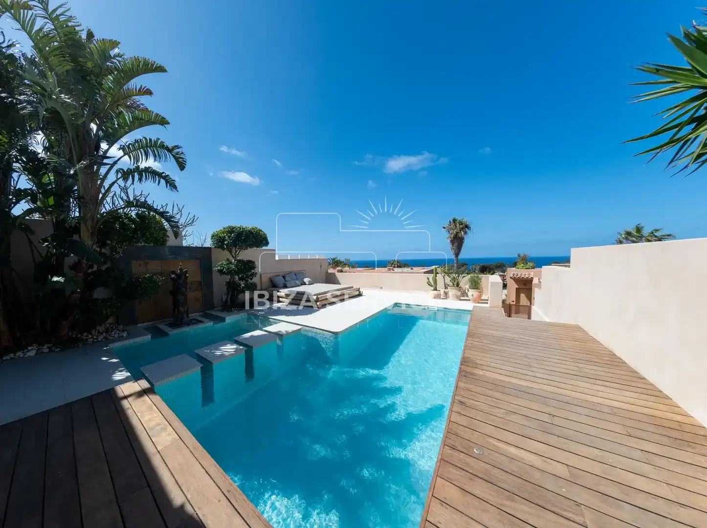 Xalet amb piscina de lloguer a Cala Vedella-Cala Tarida