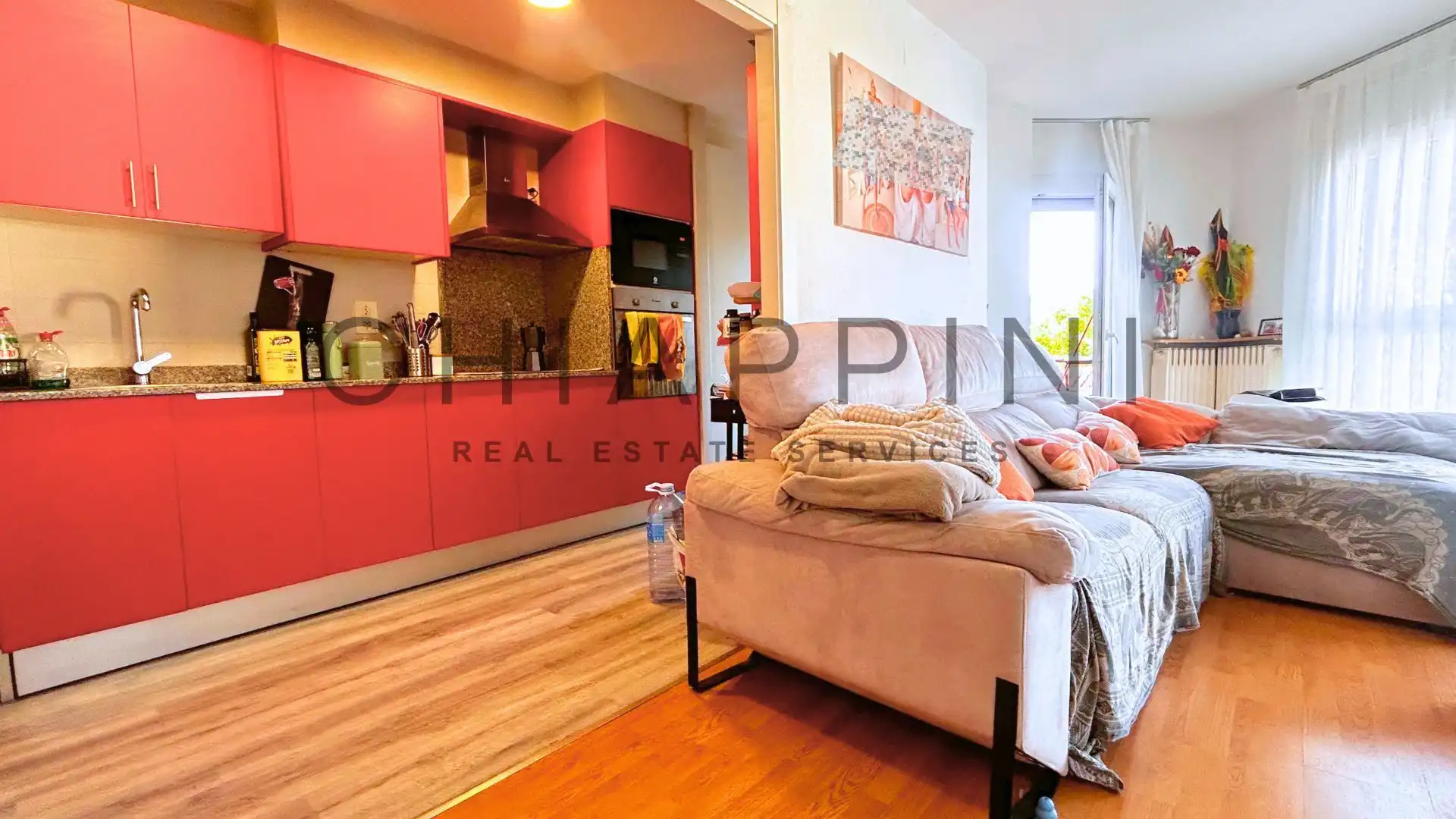 Sala de estar de Apartamento en venta en Torelló con Calefacción