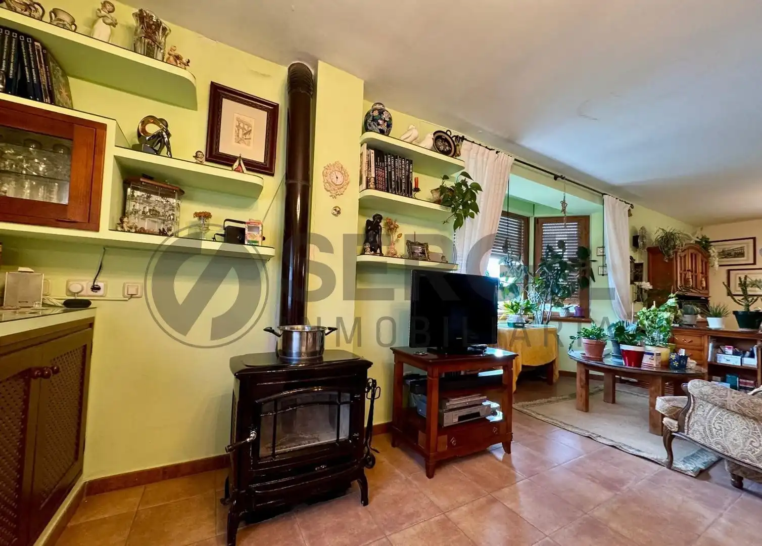 Sala de estar de Casa o chalet en venta en Prádena con Calefacción y Jardín privado