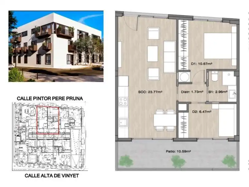 Piso en venta en Can Pei
