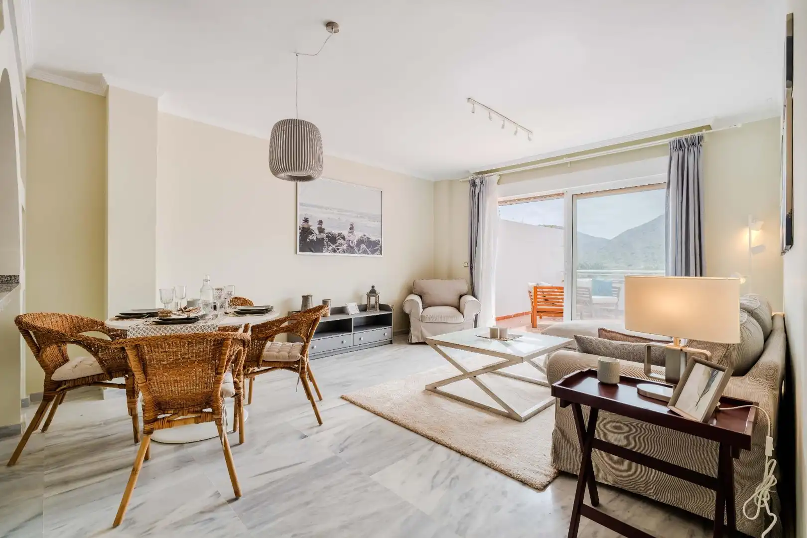 Sala de estar de Apartamento en venta en Carboneras con Aire acondicionado, Calefacción y Terraza