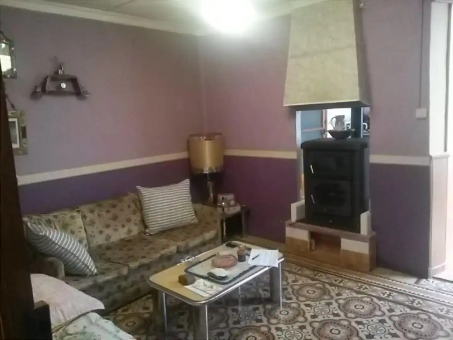 Sala d'estar de Casa adosada en venda en Albacete amb Parquet, Traster i Moblat