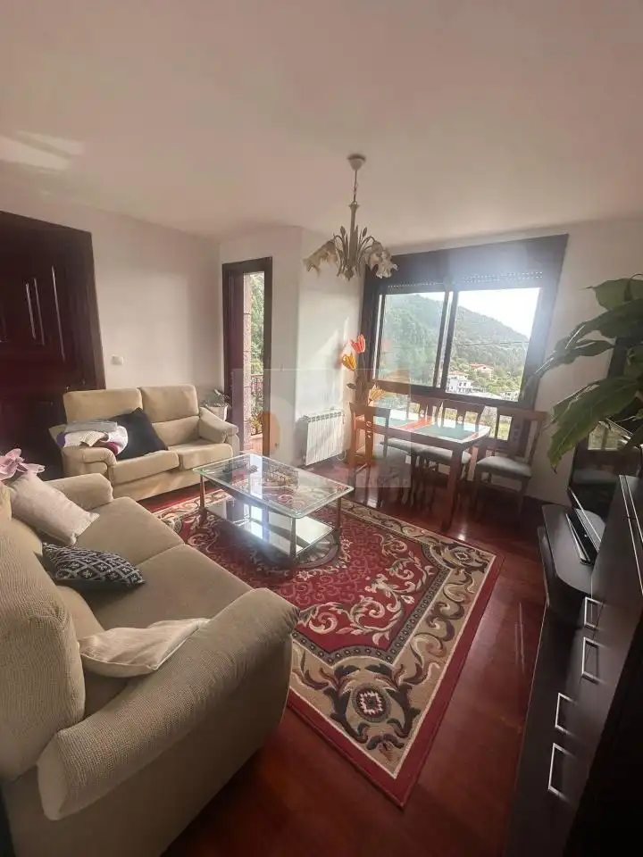 Sala de estar de Casa o chalet en venta en Moaña con Calefacción, Jardín privado y Amueblado