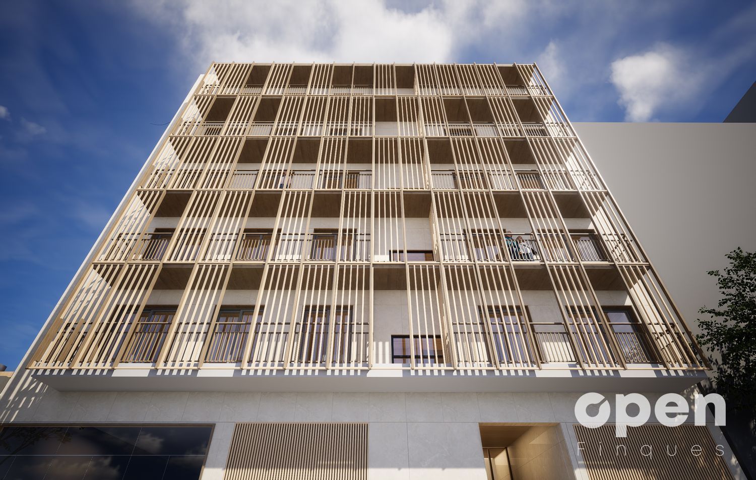 Vista exterior de Pis en venda en Terrassa amb Aire condicionat, Calefacció i Terrassa