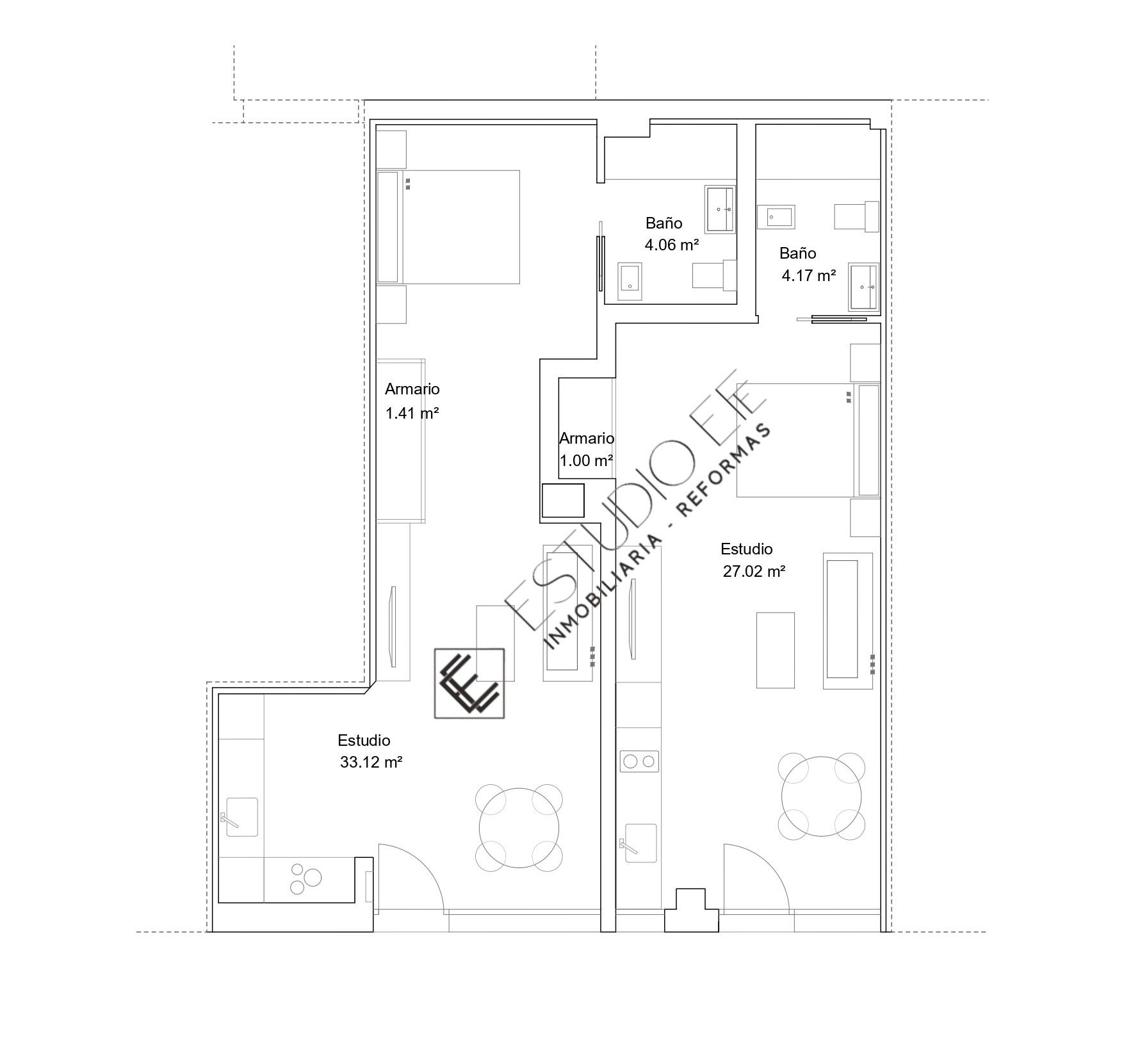Study for sale in Salamanca Capital  with Heating