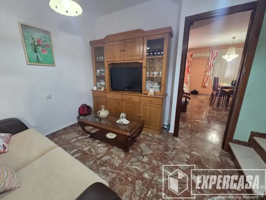 Sala de estar de Casa adosada en venta en Algemesí con Aire acondicionado y Terraza
