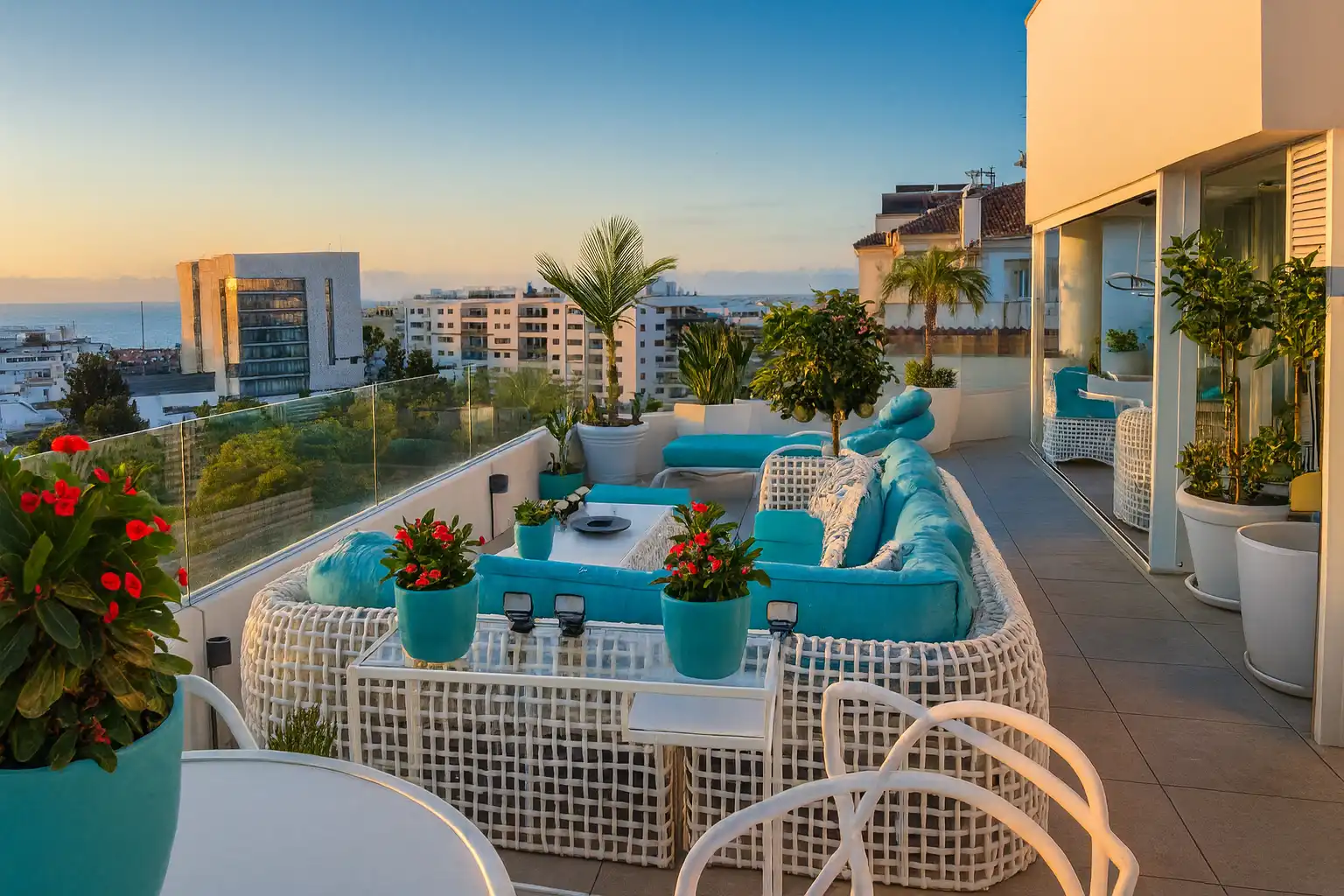 Penthouse mit Pool zum Verkauf in Estepona Pueblo
