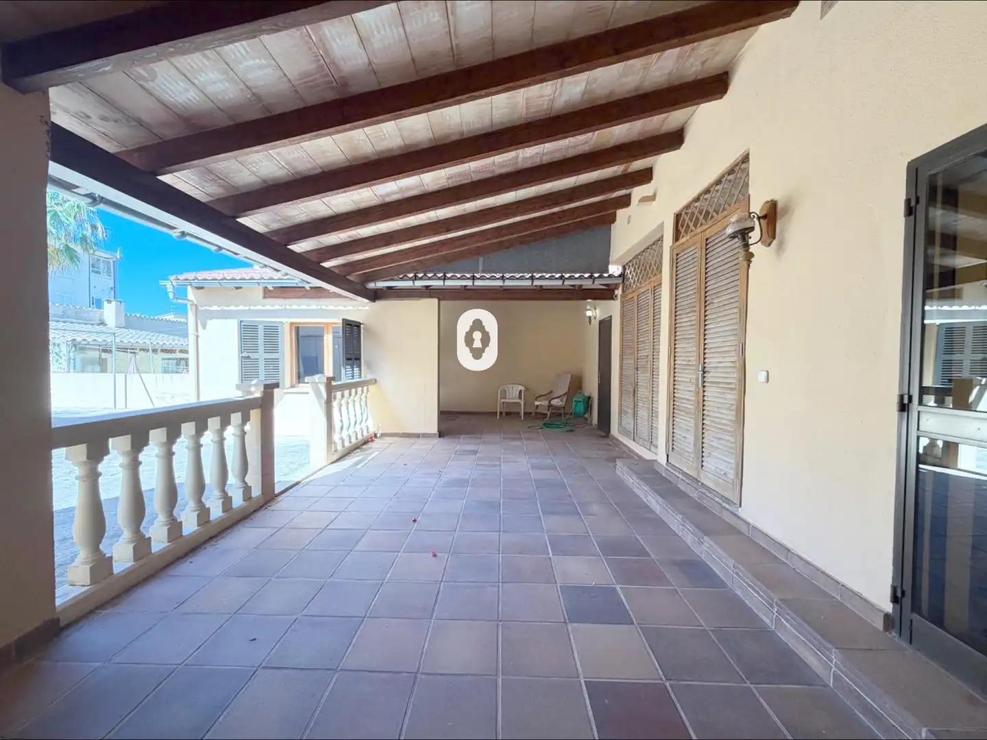 Terrasse von Einfamilien-Reihenhaus zum Verkauf in Son Servera mit Heizung, Privatgarten und Terrasse