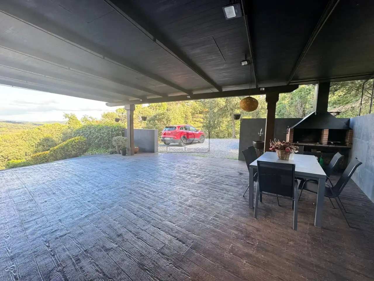 Terrassa de Casa o xalet en venda en Fogars de la Selva amb Aire condicionat, Calefacció i Jardí privat