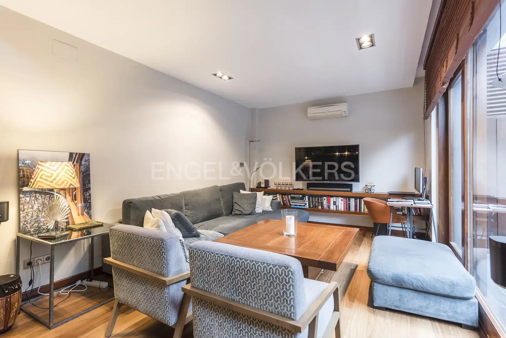 Sala d'estar de Casa o xalet de lloguer en Madrid amb Aire condicionat, Calefacció i Parquet