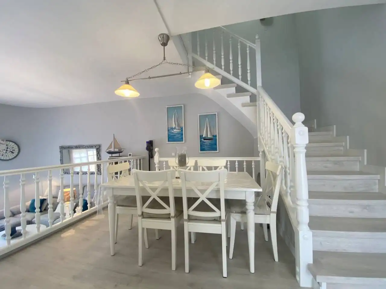 Comedor de Casa adosada en venta en Mont-roig del Camp con Aire acondicionado, Parquet y Terraza