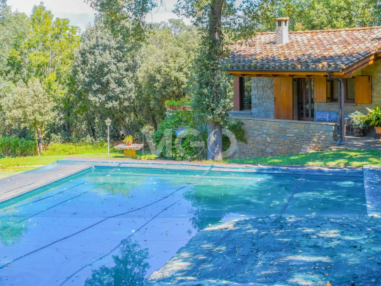 Schwimmbecken von Country house zum Verkauf in Sant Julià de Vilatorta mit Heizung, Privatgarten und Terrasse
