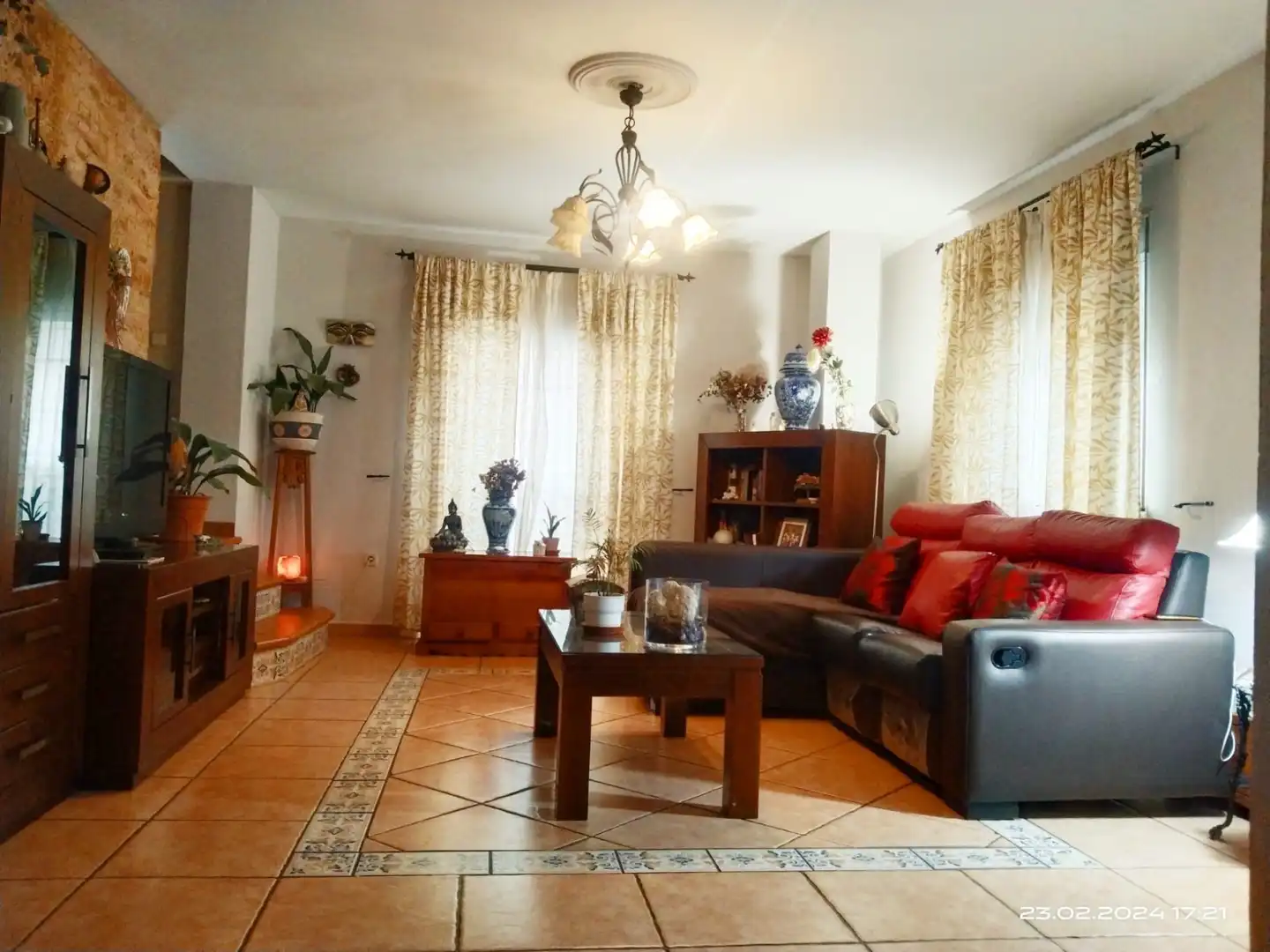 Living room of Houses for sale in Málaga  with Furnished