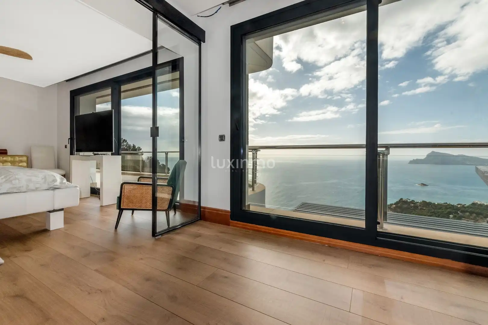Sala de estar de Casa o chalet en venta en Altea con Aire acondicionado, Calefacción y Terraza