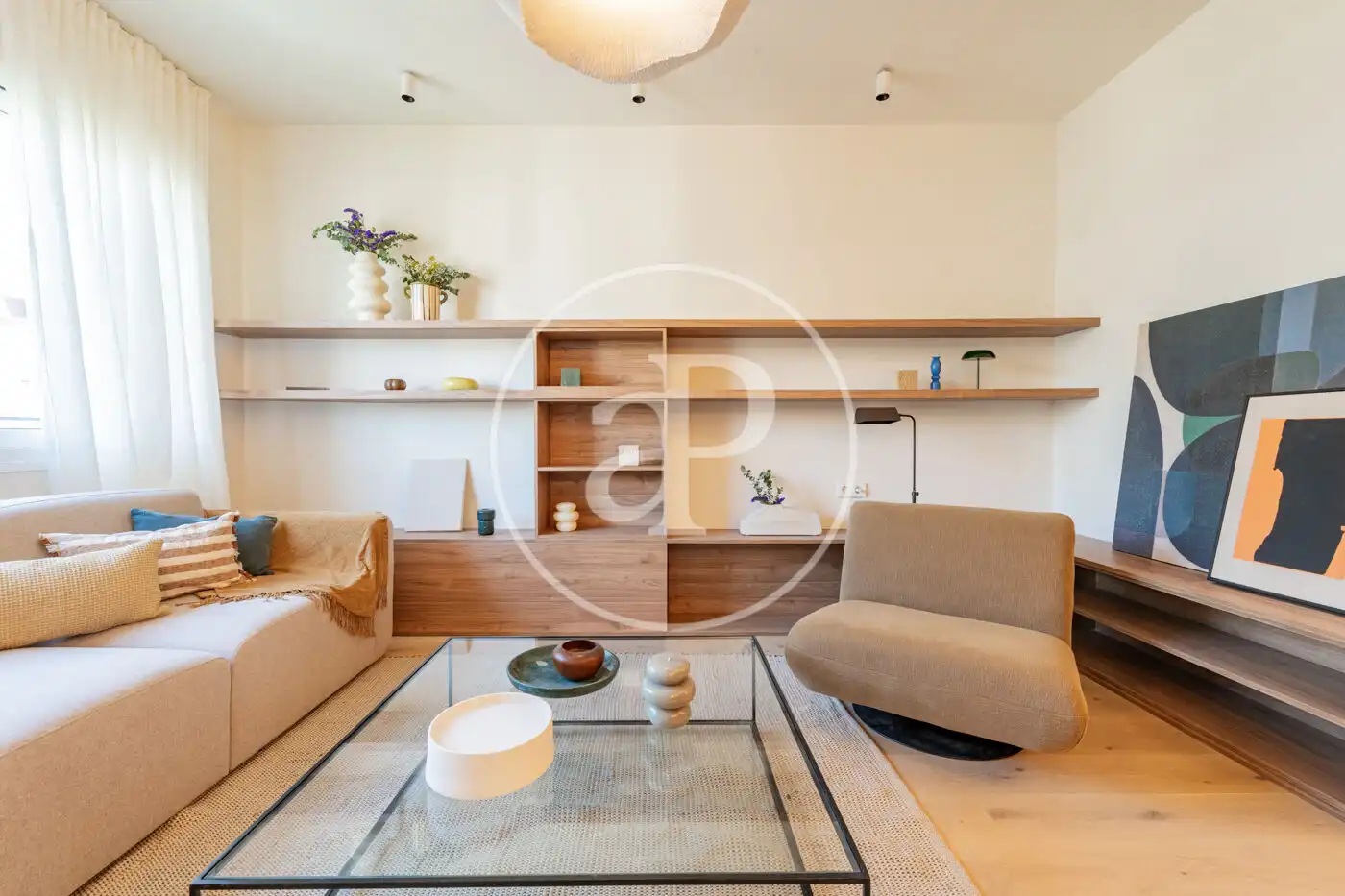 Living room of Flat for sale in Madrid  with Air Conditioner and Heating