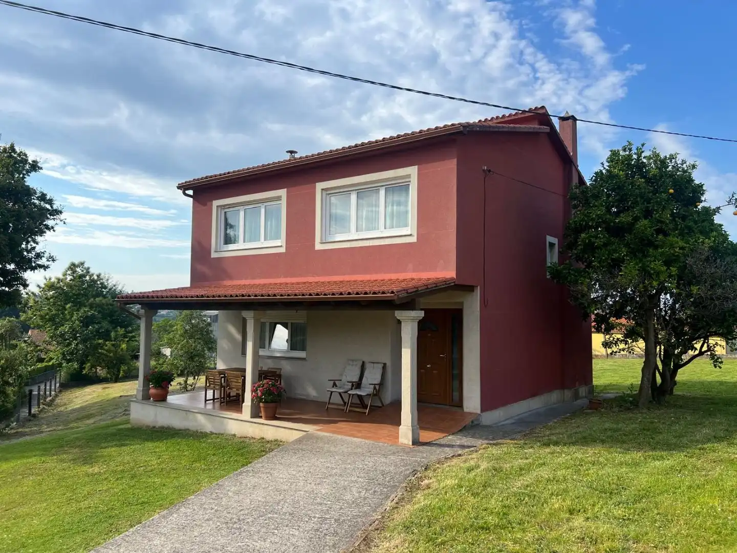 Exterior view of Houses for sale in Cambre   with Terrace
