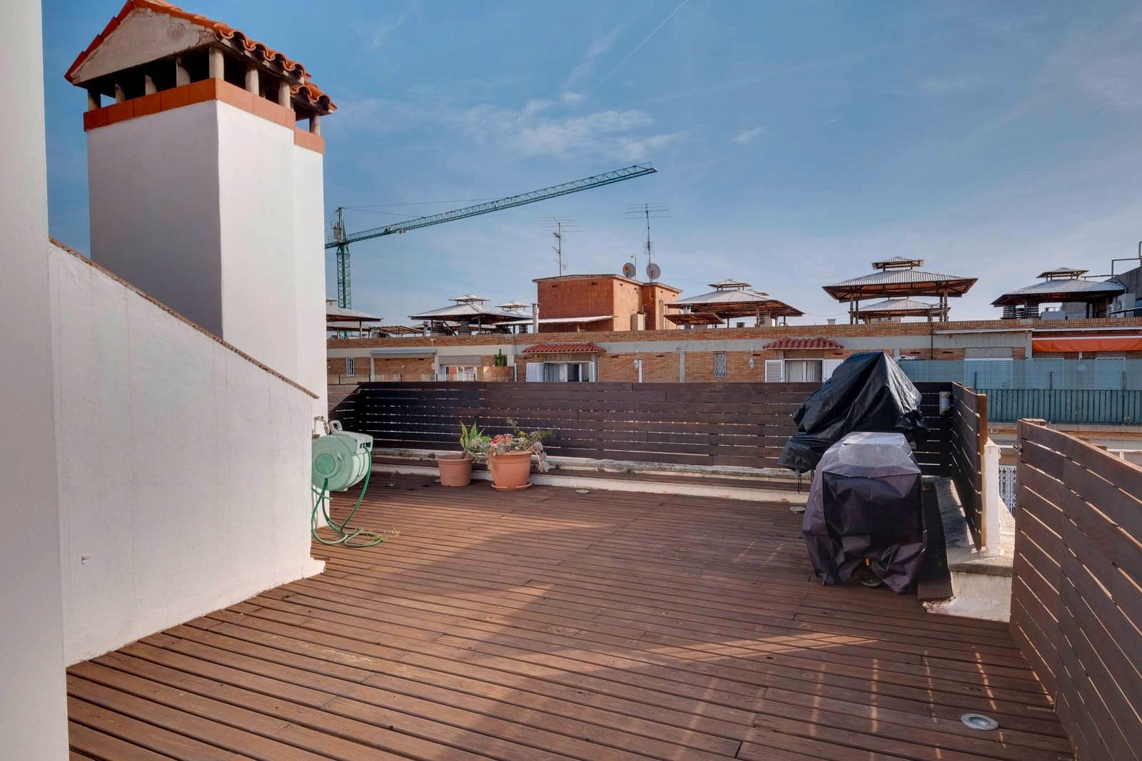 Terraza de Ático en venta en  Barcelona Capital con Aire acondicionado, Calefacción y Jardín privado