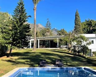 Garden of House or chalet to rent in Marbella  with Air Conditioner, Terrace and Swimming Pool