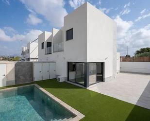 Exterior view of Single-family semi-detached for sale in Mutxamel  with Heating, Private garden and Terrace