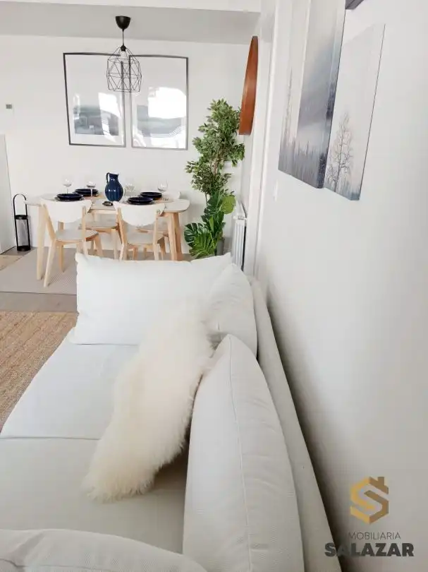 Sala de estar de Ático de alquiler en Bilbao  con Calefacción, Jardín privado y Terraza