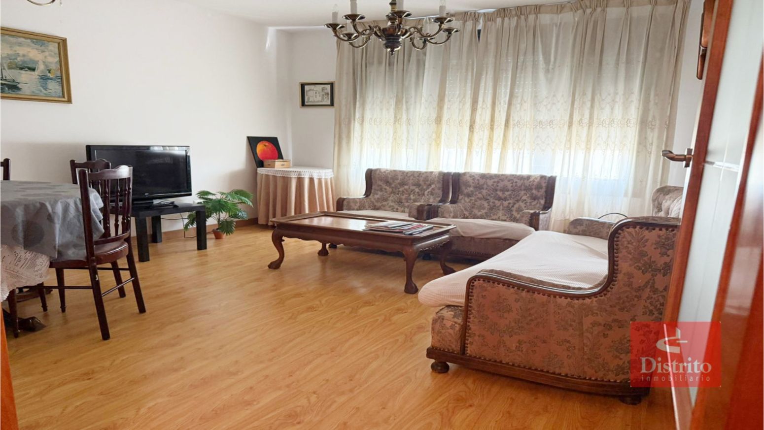 Living room of Flat to rent in Santander  with Heating and Furnished
