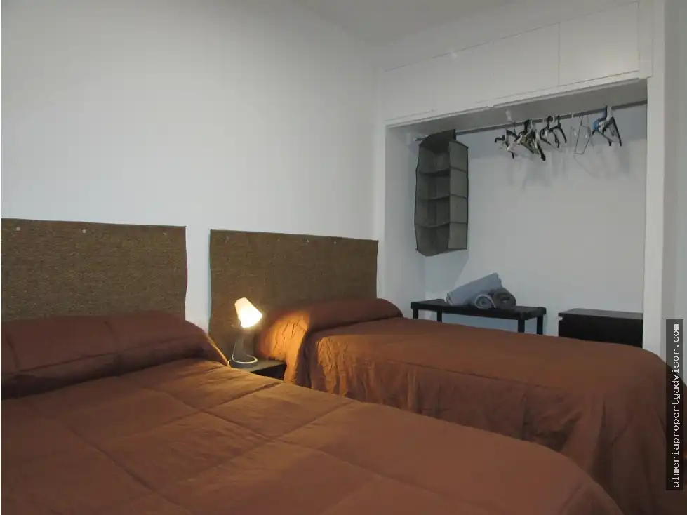 Dormitori de Apartament de lloguer en Mojácar amb Aire condicionat, Calefacció i Terrassa