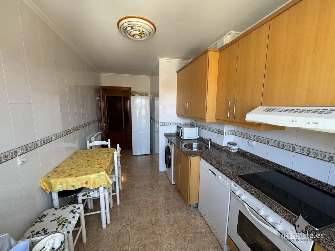 Kitchen of Flat for sale in Ribadesella  with Heating, Terrace and Furnished