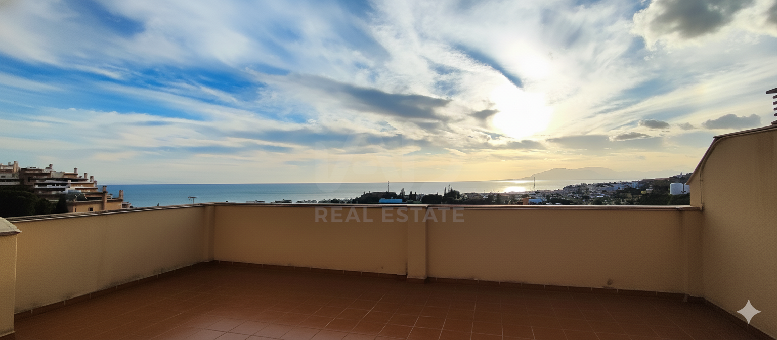 Terrace of Flat for sale in Rincón de la Victoria  with Air Conditioner, Heating and Terrace